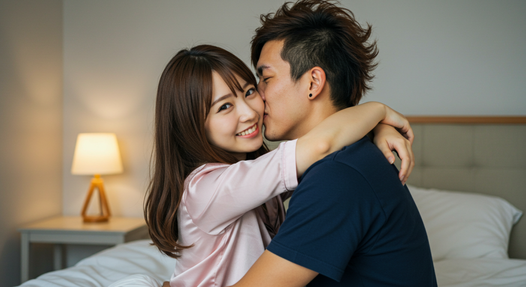 男性に対して余裕を持つ女性